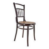 Chaise en hêtre courbé des années 1930 avec siège Pedig, Autriche
