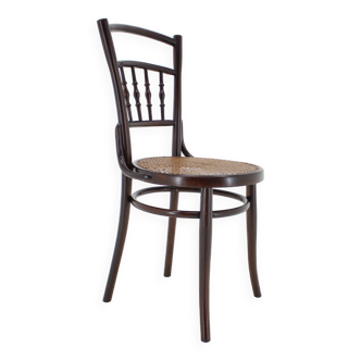 1930s Bentwood beech Chair with Pedig Seat, Austria