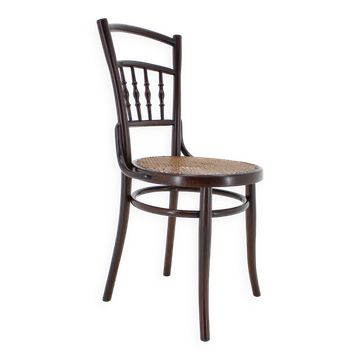 1930s Bentwood beech Chair with Pedig Seat, Austria