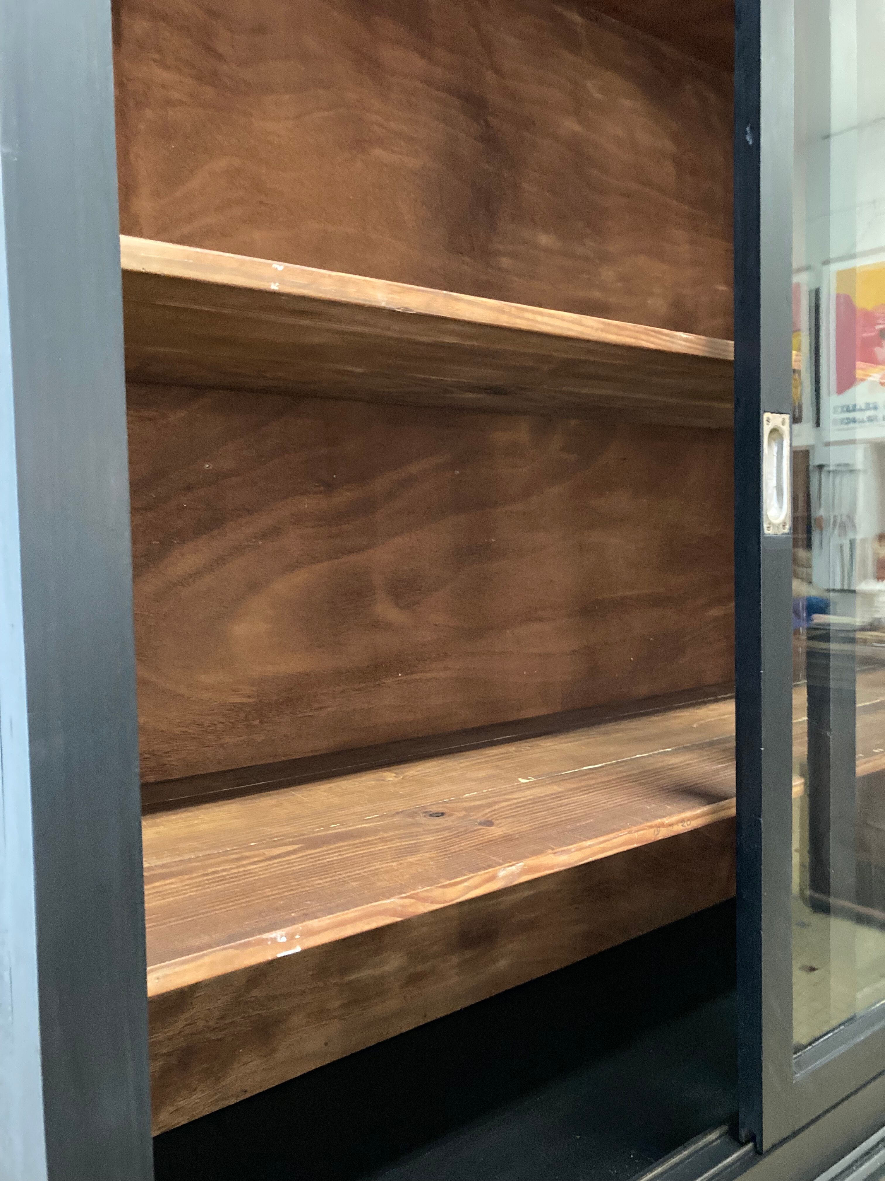 Window cabinet two black body