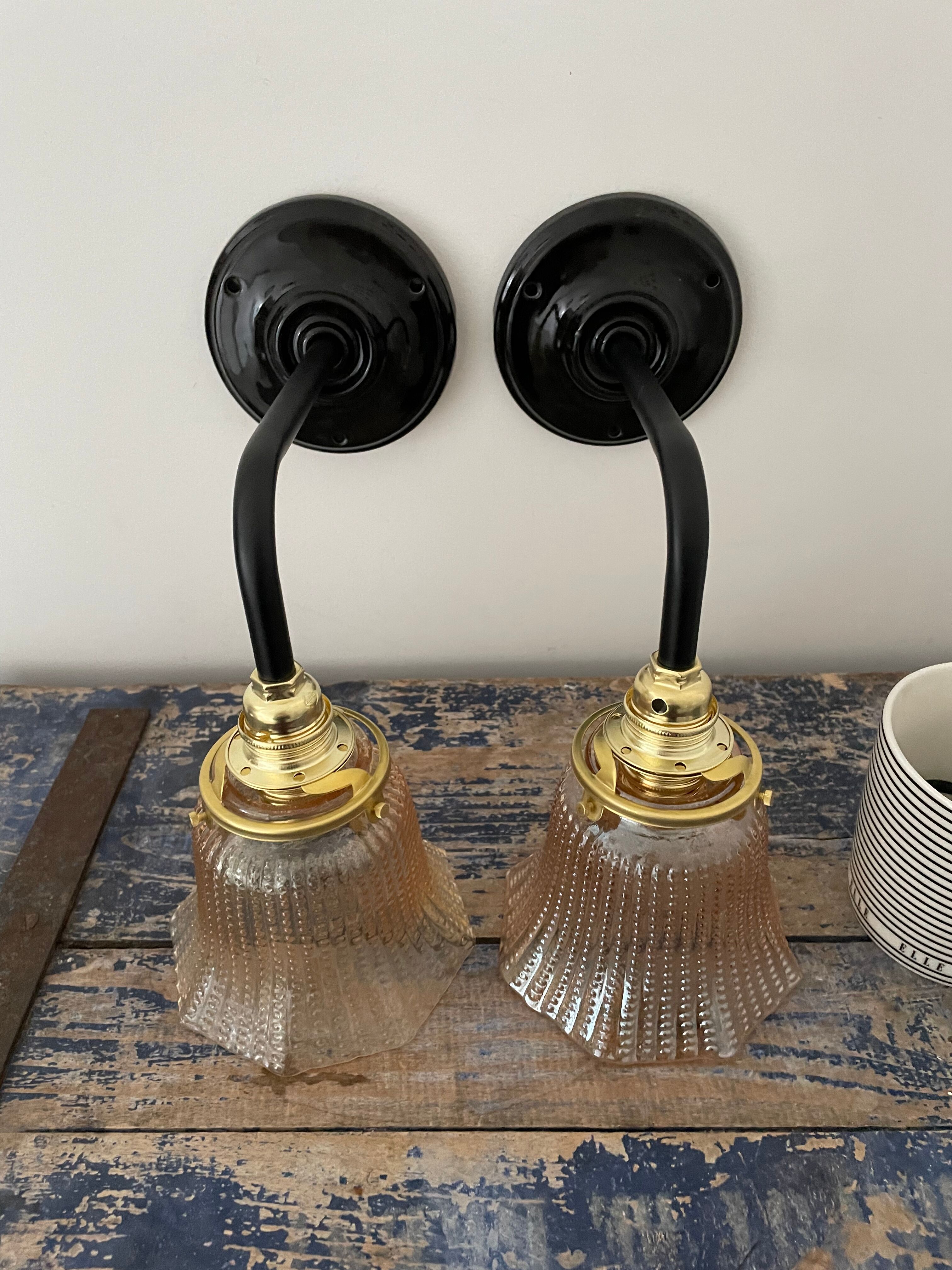 Pair of vintage wall lights