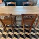 Renovated farmhouse table