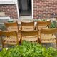 Set of 6 chairs signed GESSEF "Havana"