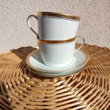 Duo of porcelain tea cups