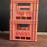 Evian bottle box