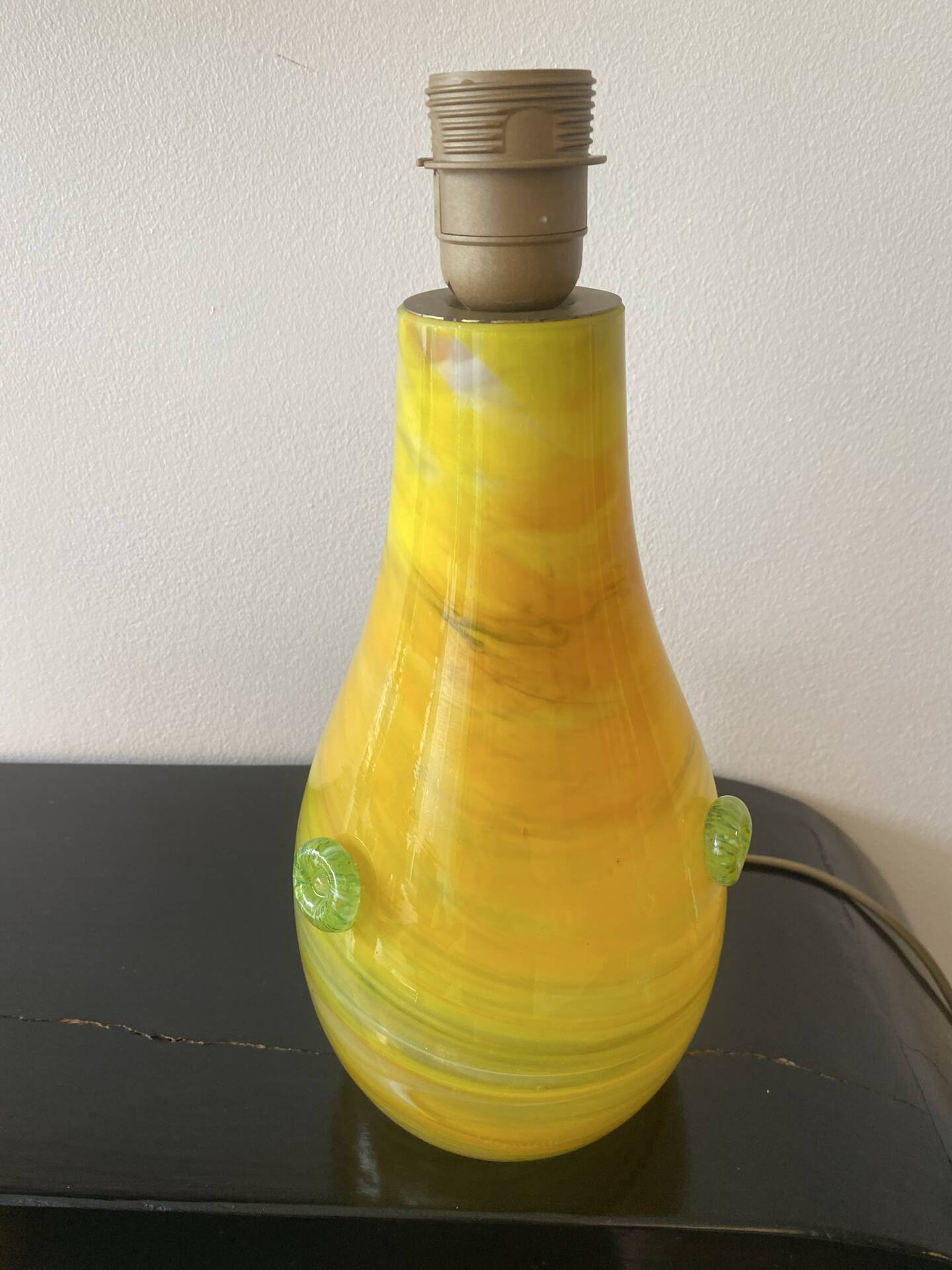Lampes Murano en duo vintage années 90 / 2000