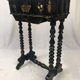 Napoleon III worker in blackened wood gilded