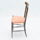 Rare pair of Campanino Chiavari walnut chairs by Fratelli Levaggi 1950
