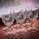 Superb set of 18 Cristal d’Arques glasses – 12 wine glasses + 6 tumblers