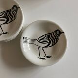 Set of 9 Robert Picault skullcap plates by Robert Picault 1970