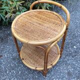Vintage bamboo dessert - rattan