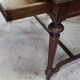 Table bureau 2 tiroirs en chene du xix ème siecle