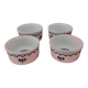 4 Paris porcelain ramekins with Ming blue decor, diameter 8 cm