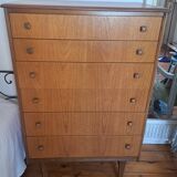 Scandinavian teak chest of drawers