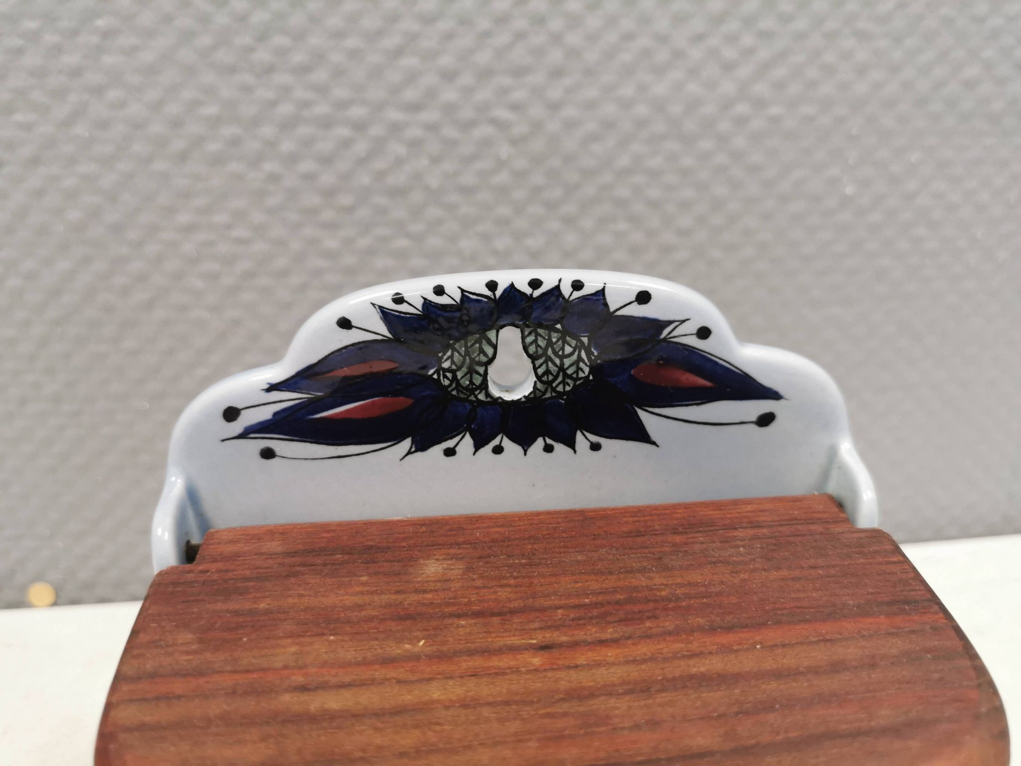 Aluminia Tenera salt cellar for Royal Copenhagen Denmark, 1950s-60s.