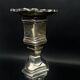 Pair of silver-plated bronze candlesticks, Auguste Monnier Veuve, 1911