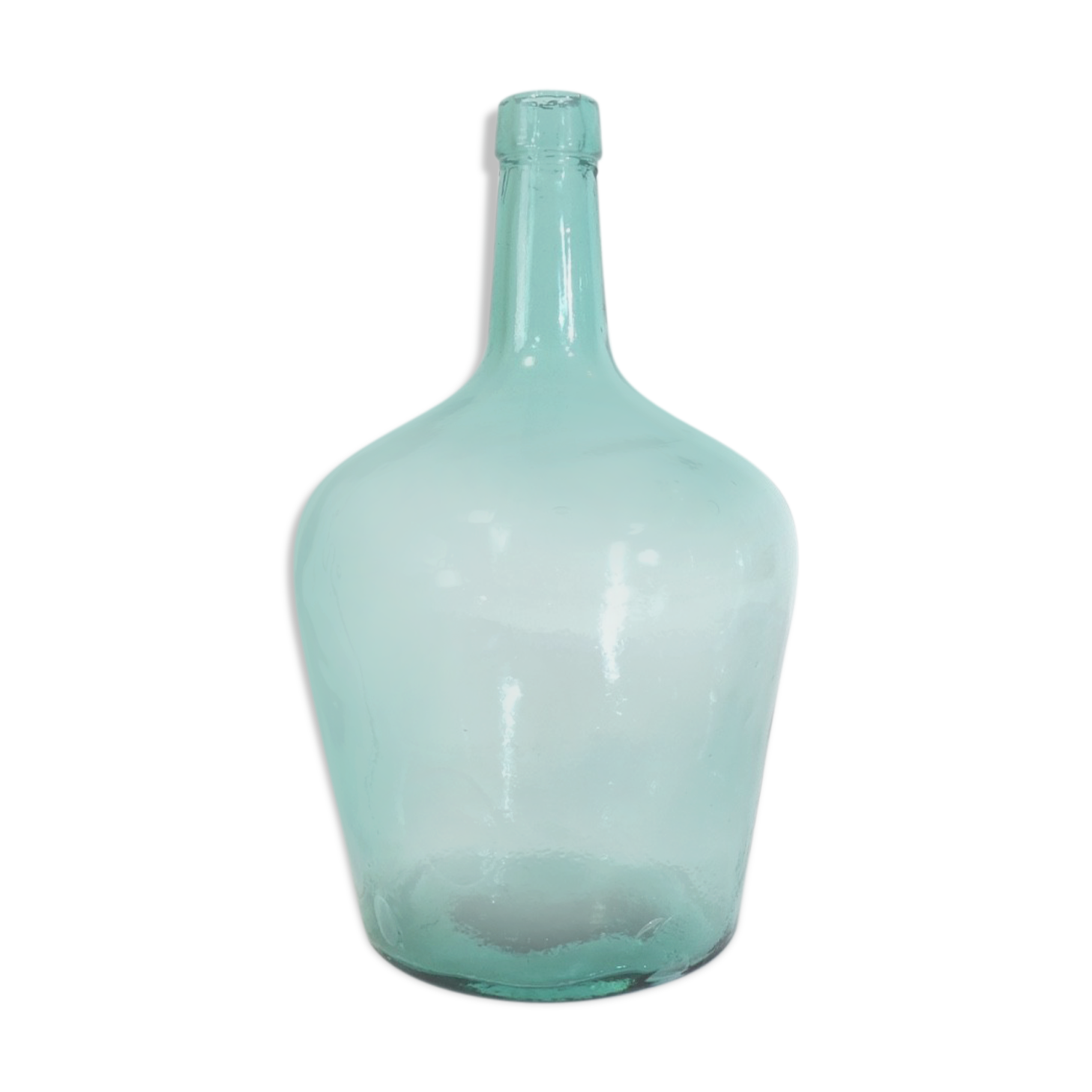 Bonbonne dame jeanne en verre soufflé bullé 2 litres nº1