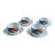 Set of 4 Haviland teacups, Ramatuelle model
