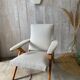 Fauteuil vintage bouclettes