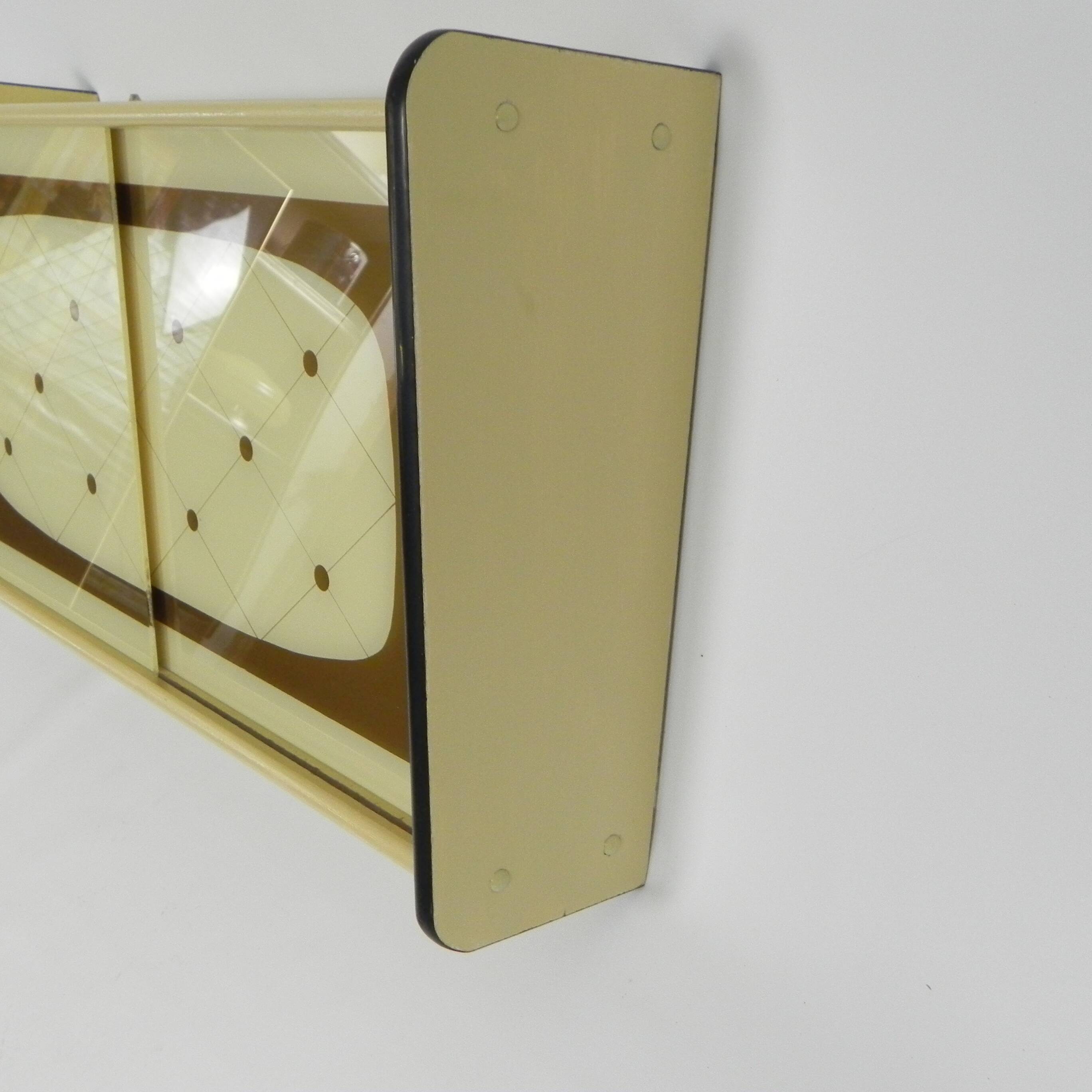 Wall cabinet with sliding glass doors, 1950s