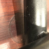 Pagholz chair black lacquered metal and wood circa 1950