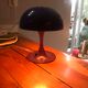 Metal purple mushroom lamp