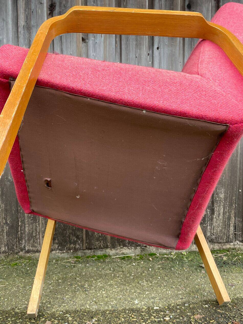 Armchairs by Joseph-André Motte, model 740, Steiner edition, circa 1958.
