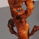 Sculptural oak coat rack – a functional work of nature Italy 60