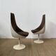 Chaises pied tulipe années 1970