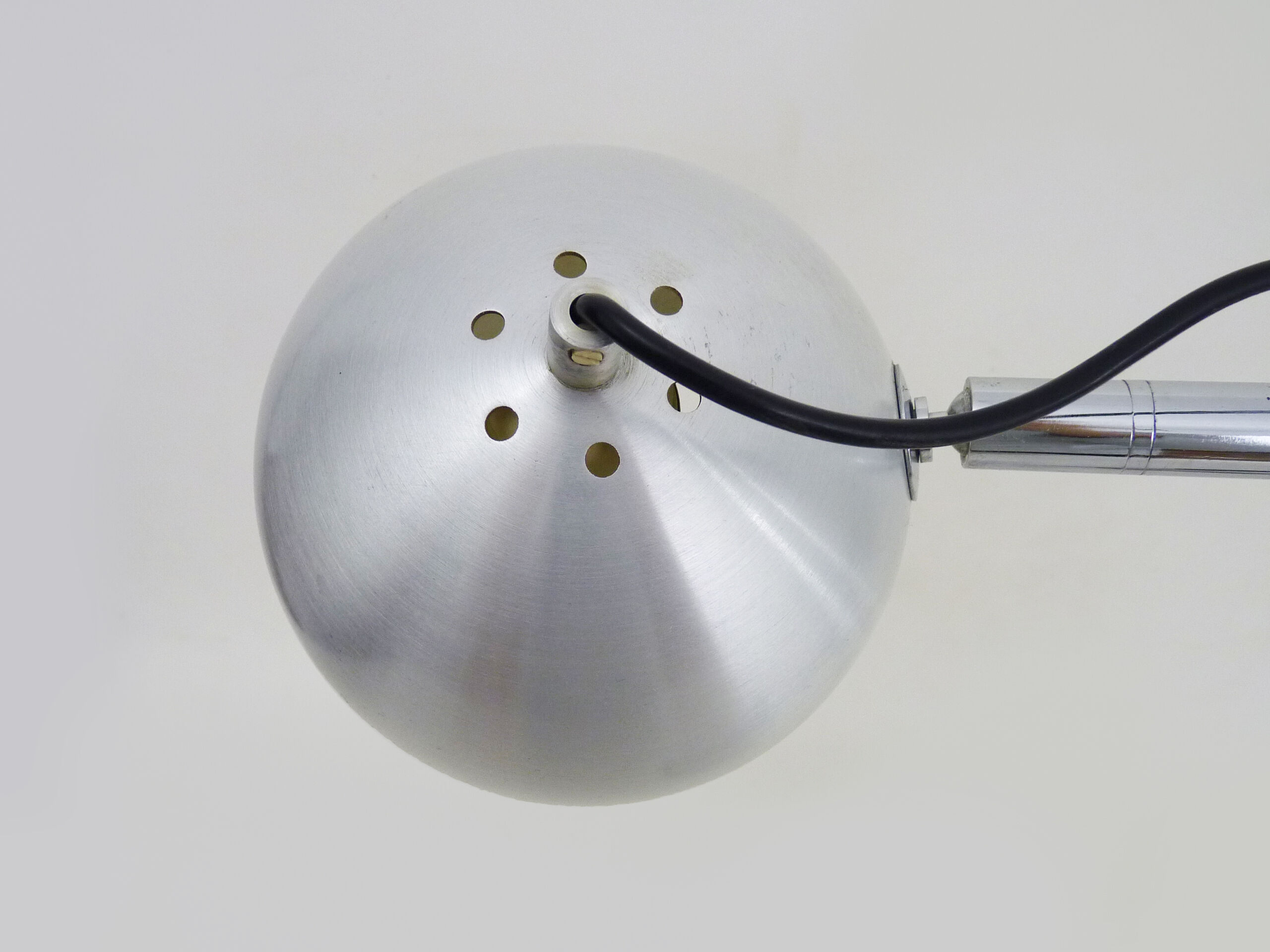 Desk lamp vintage eyeball france, adjustable globe. circa 1970'