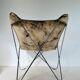 Fauteuil "Papillon"en acier chromé de Gavina Spa, Italie années 70