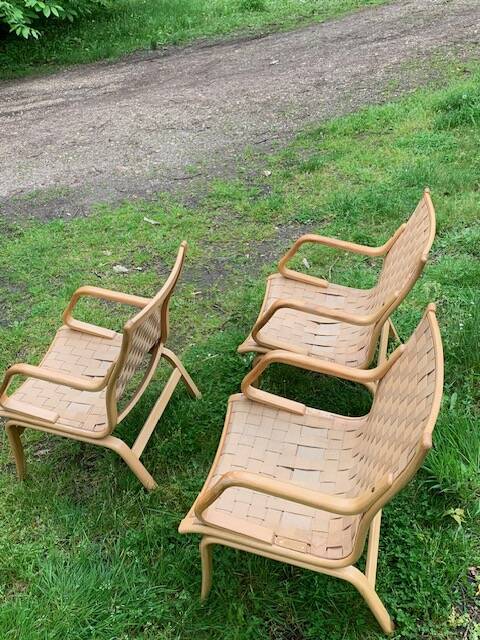 3 Boyes Mobler armchairs - Denmark 70s/80s