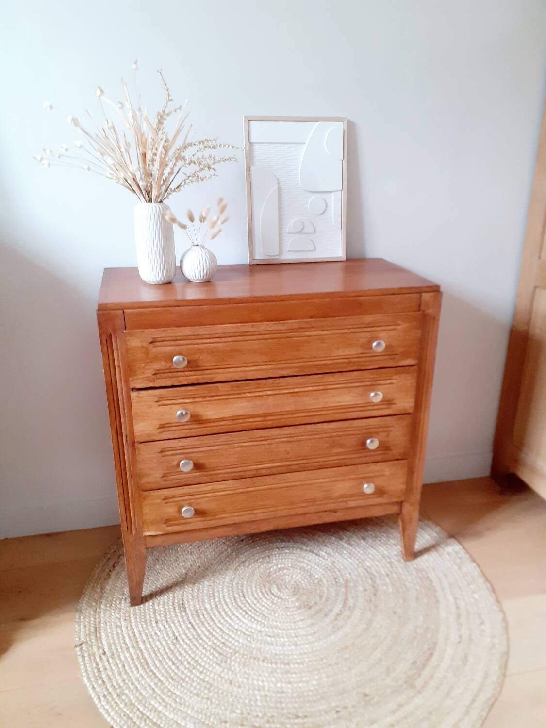 Vintage oak chest of drawers
