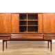 Mid-century danish high sideboard in teak, 1960s