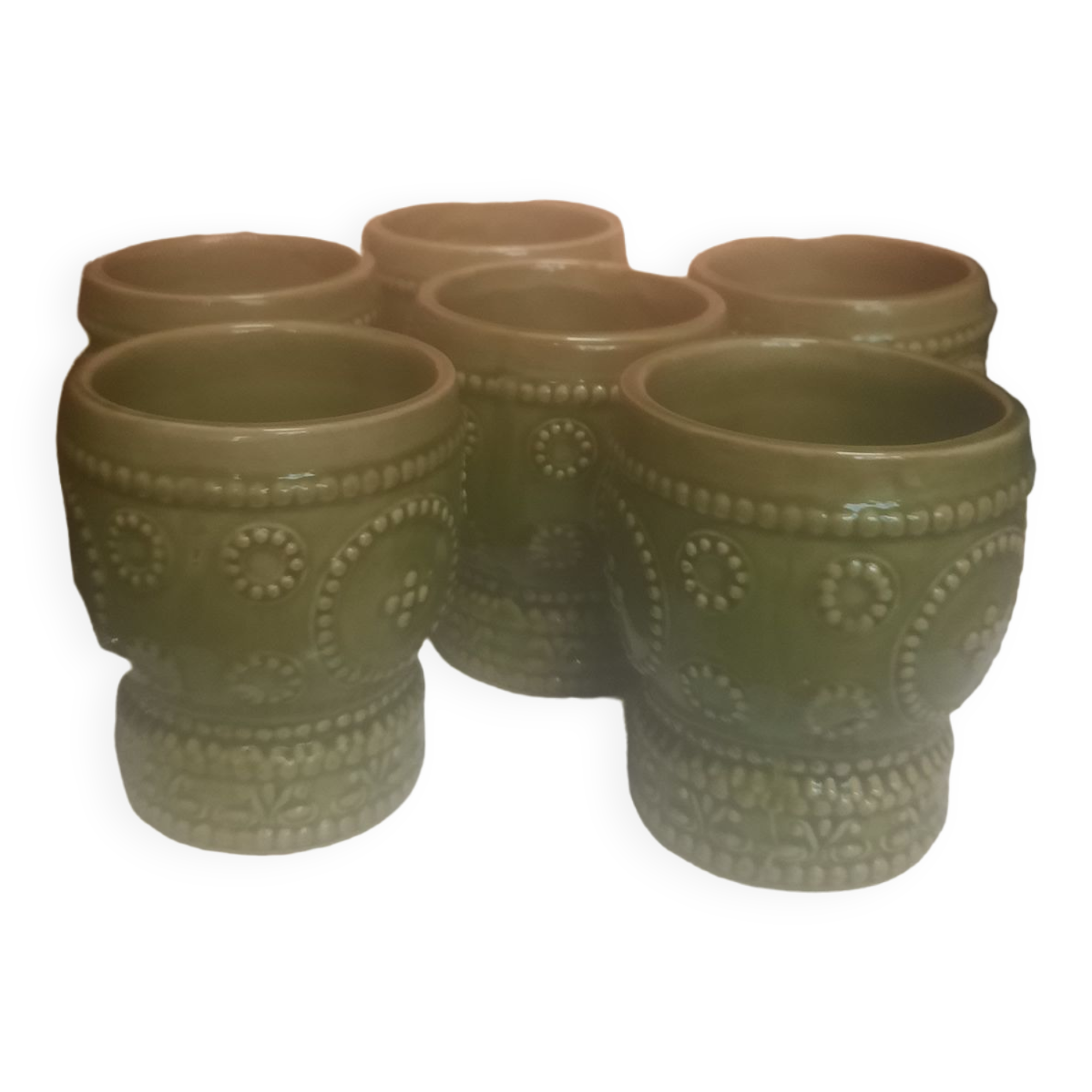 6 ceramic cups
