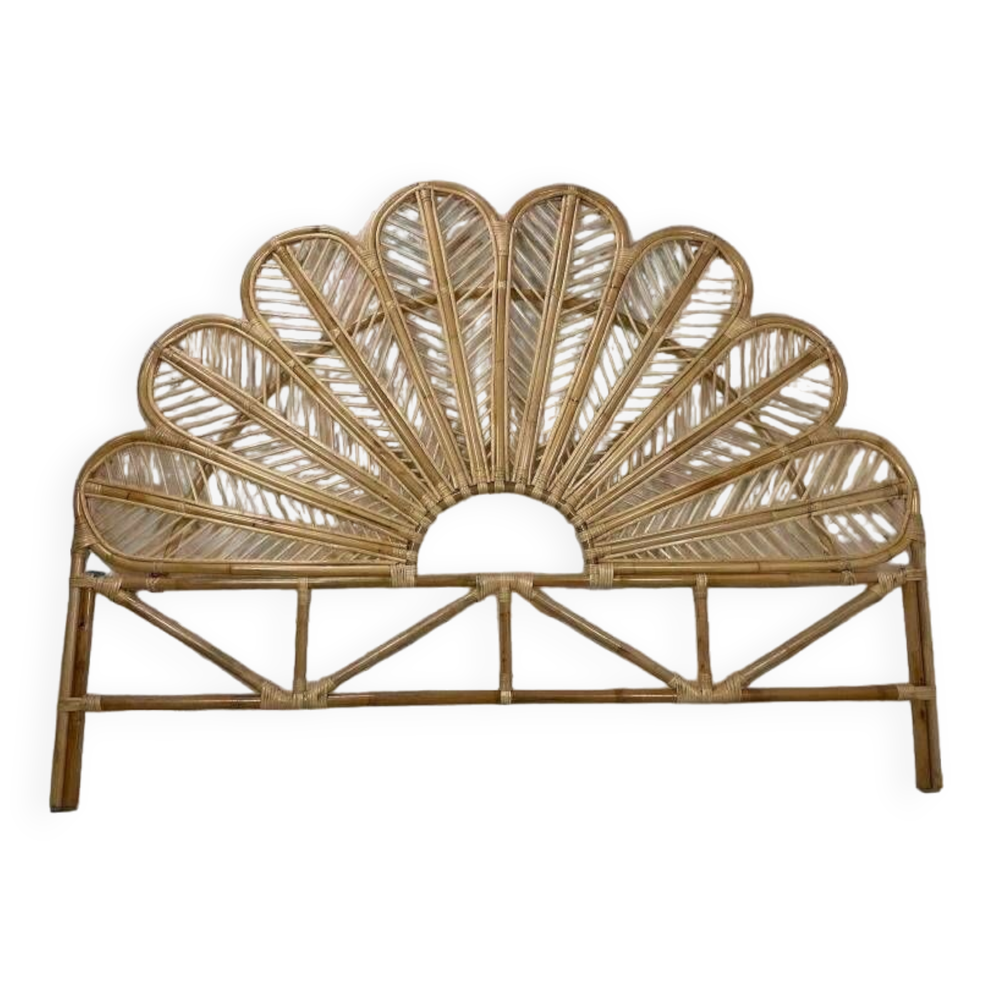 Handmade wicker headboard / headboard / bed