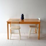 Vintage Scandinavian birch table by Skaraborgs