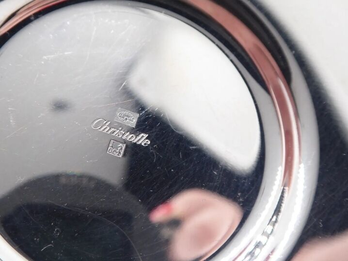 Christofle silver metal mug