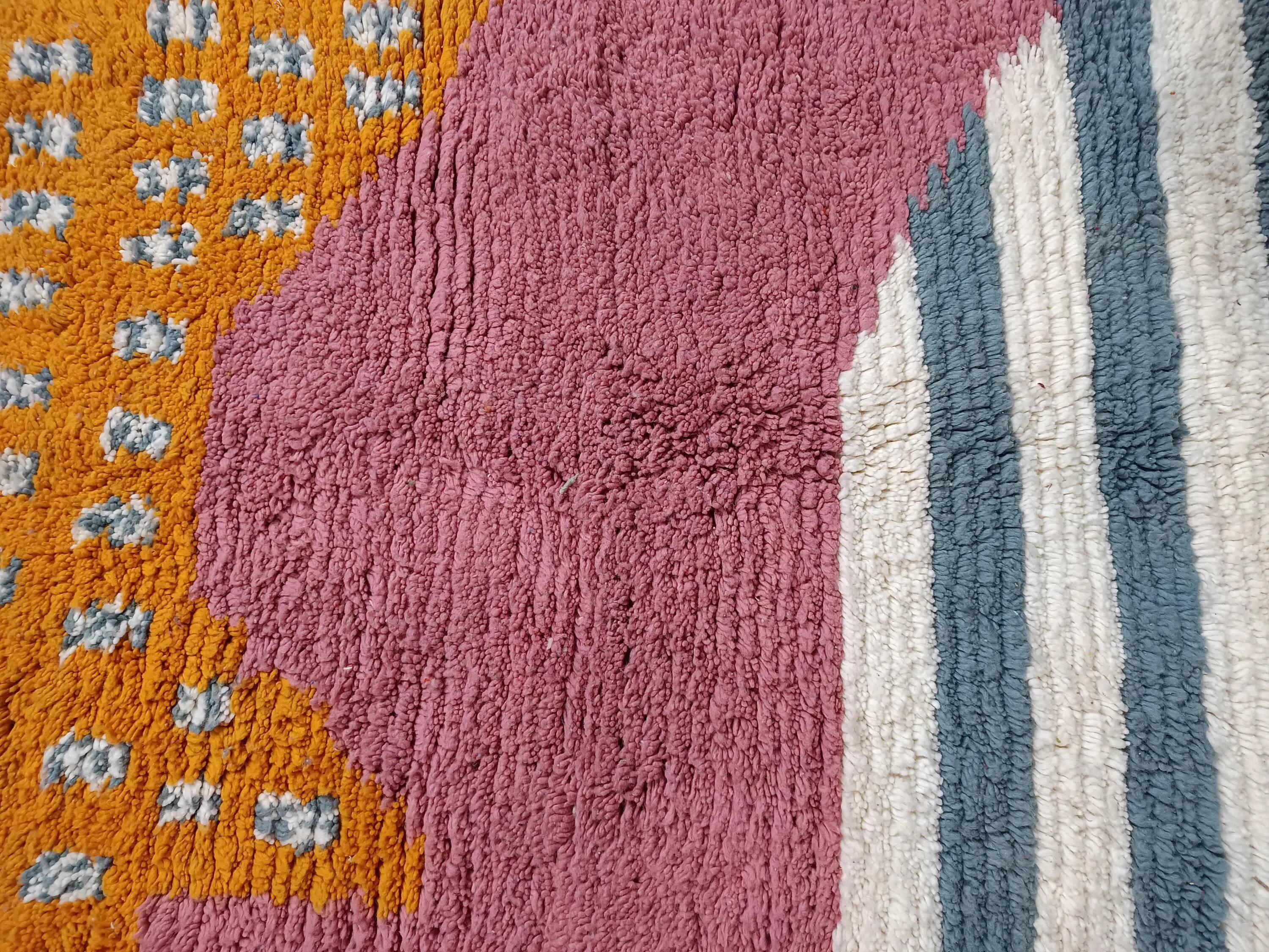 Traditional handmade Moroccan rug 3 x 2 m