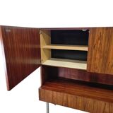 Vintage cabinet in rosewood / bar / wall unit