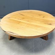 Brutalist tripod coffee table, 1960s