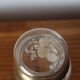 Engraved glass and silver metal candy