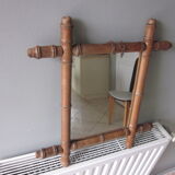 Bamboo mirror 47x44cm