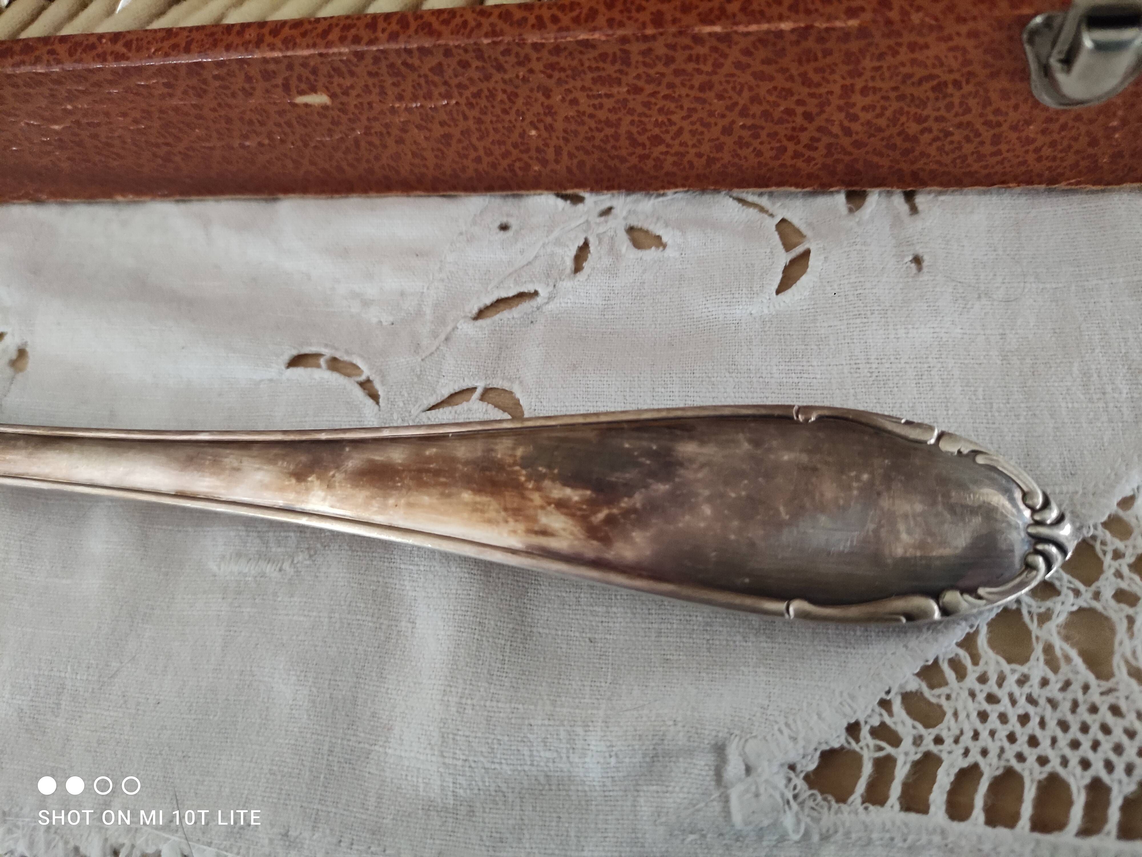 37-piece cutlery set in silver-plated metal in its original box