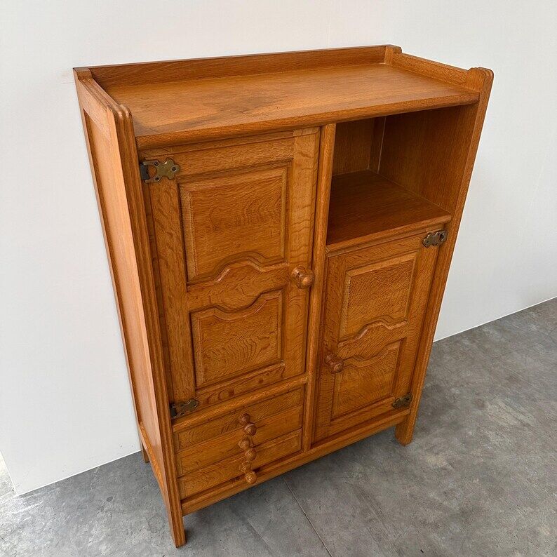 Guillerme & Chambron Oak Furniture for Your Home, France, 1960s