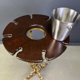 Mid century bottle and glass holder, 1960s