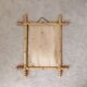 Antique French mirror from the Belle Époque in faux bamboo, 1890/1900.