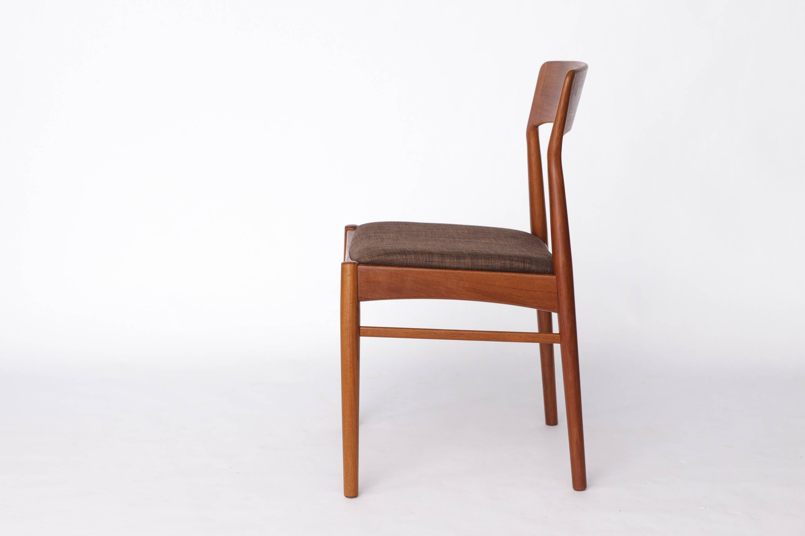 1 of 5 Henning Kjærnulf Teak Dining Chairs for KS Møbler, 1960s | Danish