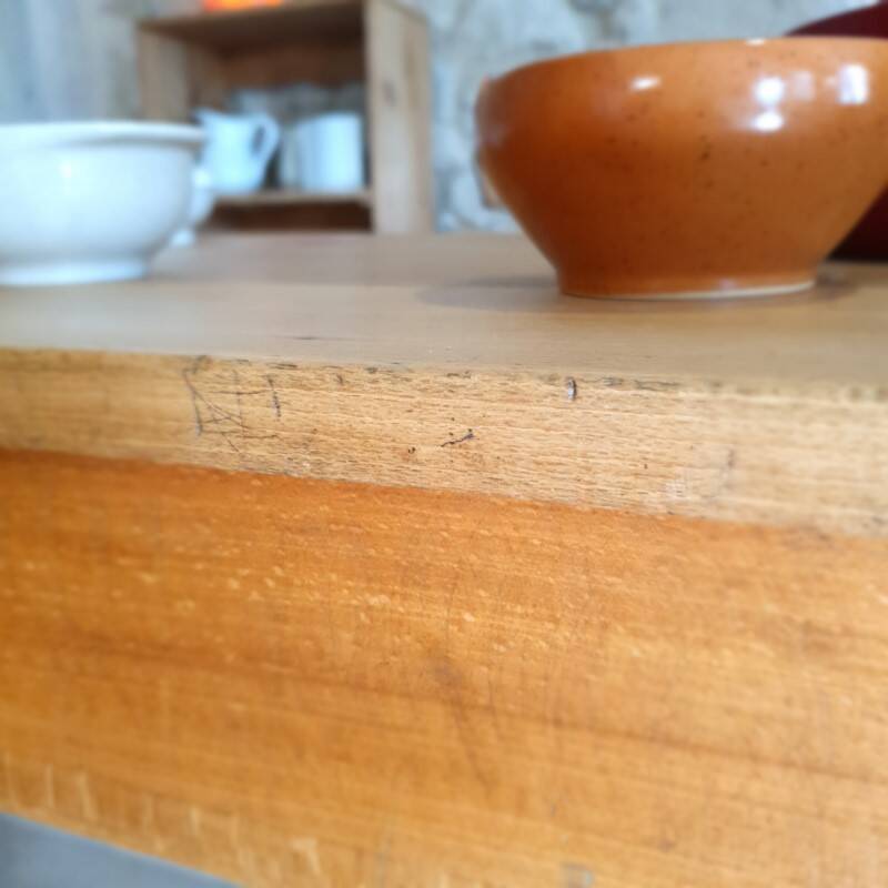 Farm table - 2m40 - 2 drawers