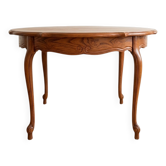 Table de salle à manger ronde extensible en chêne